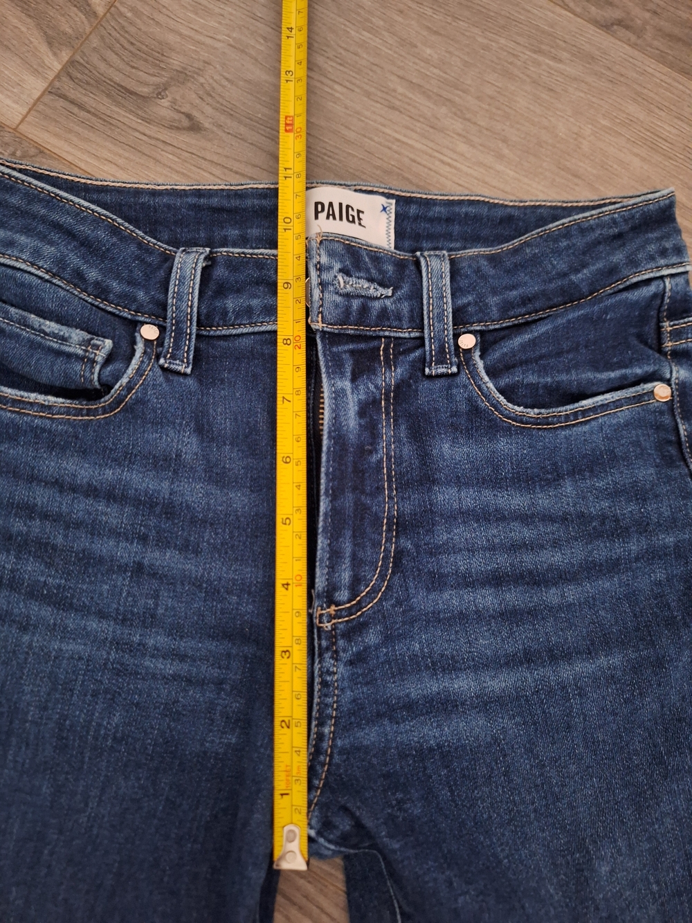 Paige Hoxton Ankle High Rise Skinny Jeans Size 25 Anthropologie - Picture 16 of 16